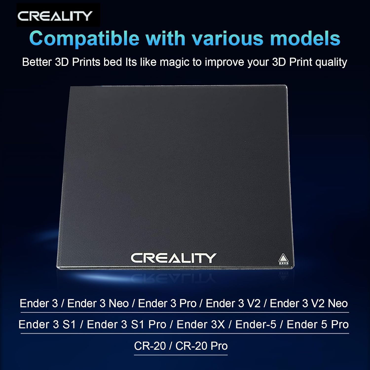 Piastra di stampa in vetro tem - Creality Printer Ender 3 recensione e prezzo