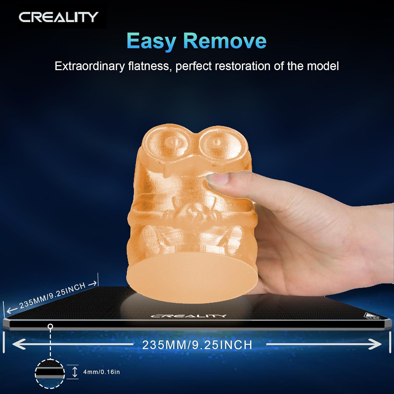 Piastra di stampa in vetro tem - Creality Printer Ender 3 recensione e prezzo