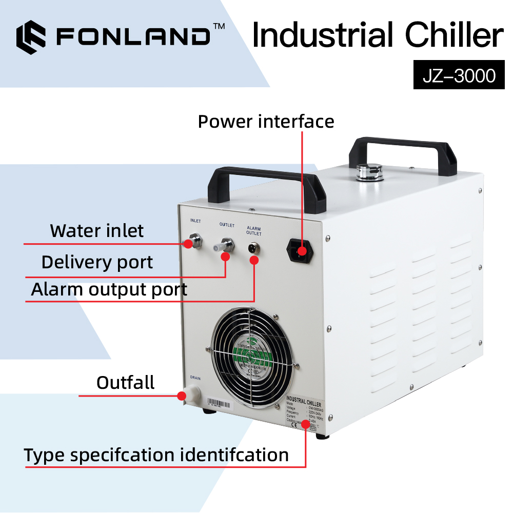 FONLAND JZ-3000 DG110V AG220V  - Laser Industrial Chiller recensione e prezzo